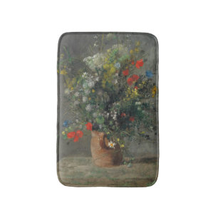 Pierre-Auguste Renoir - Blume in einer Vase 1866 Badematte