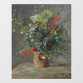 Pierre-Auguste Renoir - Blume in einer Vase 1866 Fensteraufkleber (Blatt)