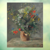 Pierre-Auguste Renoir - Blume in einer Vase 1866 Fensteraufkleber (Blatt 3)