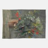 Pierre-Auguste Renoir - Blume in einer Vase 1866 Geschirrtuch (Horizontal)