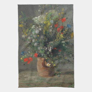Pierre-Auguste Renoir - Blume in einer Vase 1866 Geschirrtuch