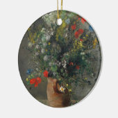 Pierre-Auguste Renoir - Blume in einer Vase 1866 Keramik Ornament (Links)