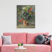 Pierre-Auguste Renoir - Blume in einer Vase 1866 Leinwanddruck (Insitu (Wohnzimmer))