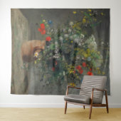 Pierre-Auguste Renoir - Blume in einer Vase 1866 Wandteppich (Beispiel (Horizontal))