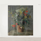 Pierre-Auguste Renoir - Blume in einer Vase 1866 Wandteppich (Vorderseite)