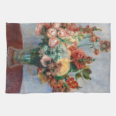 Pierre-Auguste Renoir - Blume in einer Vase Geschirrtuch (Horizontal)
