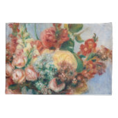 Pierre-Auguste Renoir - Blume in einer Vase Kissenbezug (Rückseite)