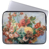 Pierre-Auguste Renoir - Blume in einer Vase Laptopschutzhülle (Vorderseite)