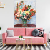 Pierre-Auguste Renoir - Blume in einer Vase Leinwanddruck (Insitu (Wohnzimmer))