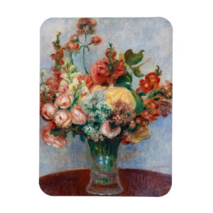 Pierre-Auguste Renoir - Blume in einer Vase Magnet