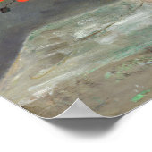 Pierre-Auguste Renoir-Blume in einer Vase Poster (Ecke)