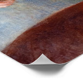 Pierre-Auguste Renoir - Blume in einer Vase Poster (Ecke)