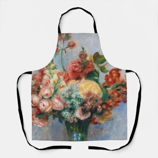 Pierre-Auguste Renoir - Blume in einer Vase Schürze (Vorderseite)