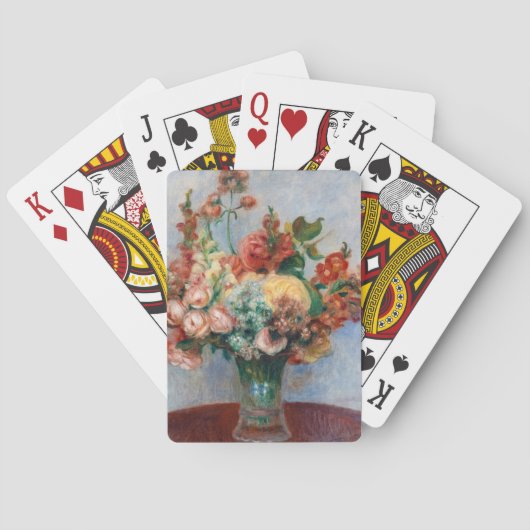 Pierre-Auguste Renoir - Blume in einer Vase Spielkarten (Rückseite)