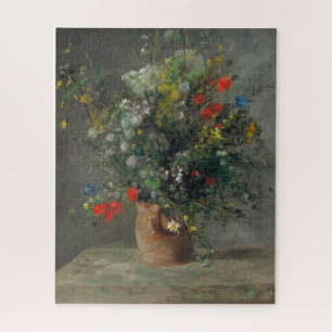 Pierre-Auguste Renoir - Blumen in einer Vase 1866 Puzzle