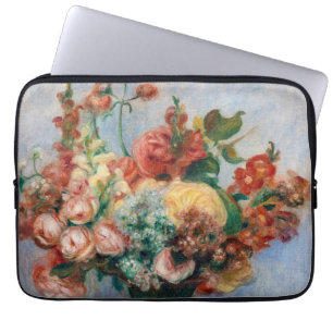 Pierre-Auguste Renoir - Blumen in einer Vase Laptopschutzhülle