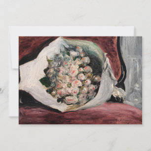 Pierre-Auguste Renoir - Blumenstrauß in einer Scha Einladung