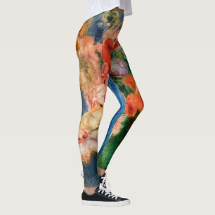 Pierre-Auguste Renoir - Blumenstrauß Leggings