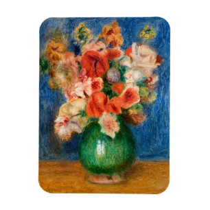 Pierre-Auguste Renoir - Blumenstrauß Magnet