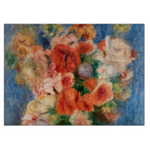 Pierre-Auguste Renoir - Blumenstrauß Schneidebrett