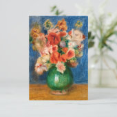 Pierre-Auguste Renoir - Bouquet Dankeskarte (Stehend Vorderseite)