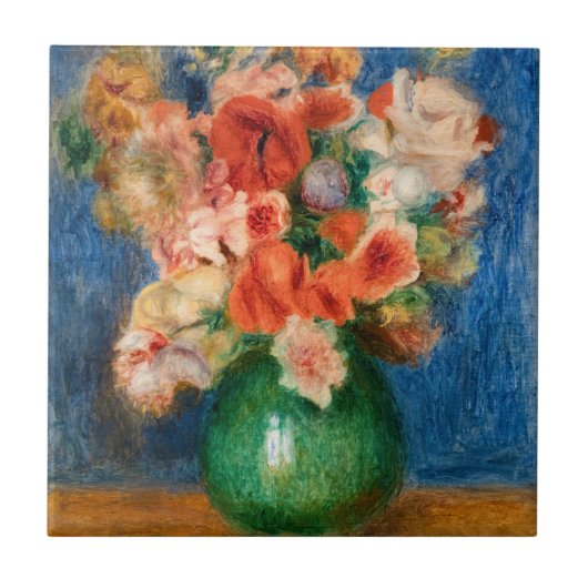 Pierre-Auguste Renoir - Bouquet Fliese (Vorderseite)
