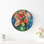 Pierre-Auguste Renoir - Bouquet Große Wanduhr (Zuhause)
