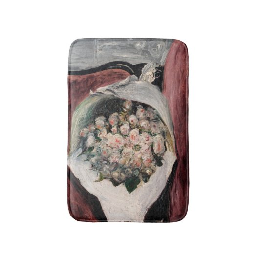 Pierre-Auguste Renoir - Bouquet in einer Box Badematte (Vorderseite Vertikal)