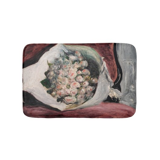 Pierre-Auguste Renoir - Bouquet in einer Box Badematte (Vorderseite)