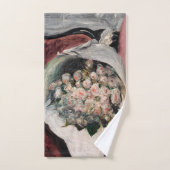 Pierre-Auguste Renoir - Bouquet in einer Box Badhandtuch Set (Handtuch)