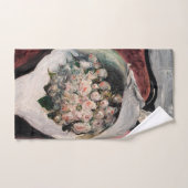 Pierre-Auguste Renoir - Bouquet in einer Box Badhandtuch Set (Handtuch)