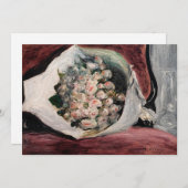 Pierre-Auguste Renoir - Bouquet in einer Box Einladung (Vorne/Hinten)