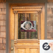 Pierre-Auguste Renoir - Bouquet in einer Box Fensteraufkleber (Haustür)