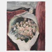 Pierre-Auguste Renoir - Bouquet in einer Box Fleecedecke (Vorderseite)