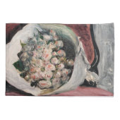 Pierre-Auguste Renoir - Bouquet in einer Box Kissenbezug (Rückseite)