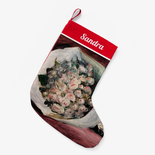 Pierre-Auguste Renoir - Bouquet in einer Box Kleiner Weihnachtsstrumpf (Vorderansicht (hängend))