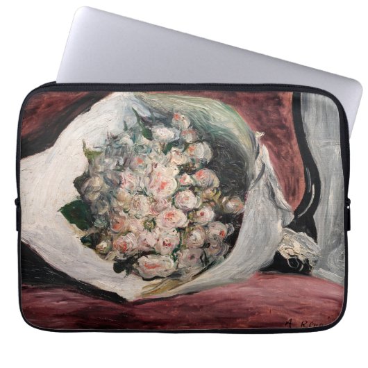 Pierre-Auguste Renoir - Bouquet in einer Box Laptopschutzhülle (Vorderseite)
