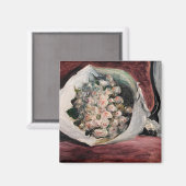 Pierre-Auguste Renoir - Bouquet in einer Box Magnet (Vorderseite/Rückseite)