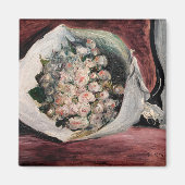 Pierre-Auguste Renoir - Bouquet in einer Box Magnet (Vorne)