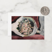 Pierre-Auguste Renoir - Bouquet in einer Box Mitteilungskarte (Vorderseite/Rückseite Beispiel)