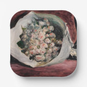Pierre-Auguste Renoir - Bouquet in einer Box Pappteller (Vorderseite)