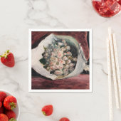 Pierre-Auguste Renoir - Bouquet in einer Box Serviette (Beispiel)