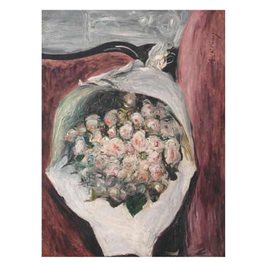 Pierre-Auguste Renoir - Bouquet in einer Box Tischdecke (Vorderseite)