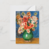 Pierre-Auguste Renoir - Bouquet Mitteilungskarte (Vorderseite)