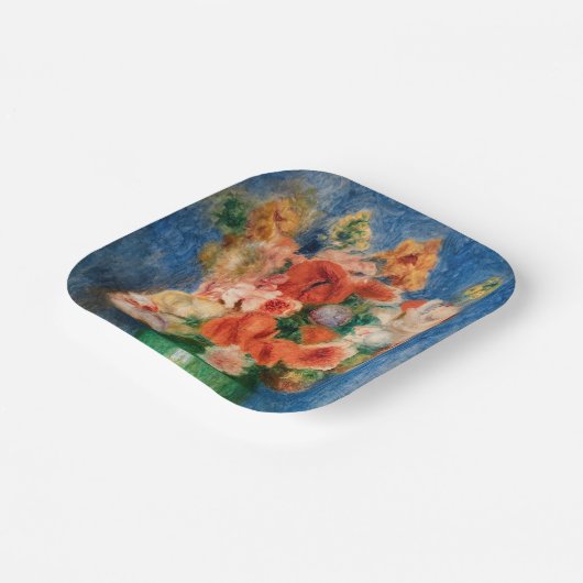 Pierre-Auguste Renoir - Bouquet Pappteller (Gewinkelt)