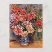 Pierre-Auguste Renoir-Bouquet Postkarte (Vorderseite)