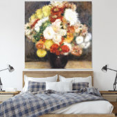 Pierre-Auguste Renoir Bouquet von Chrysanthemen Leinwanddruck (Insitu (Schlafzimmer))