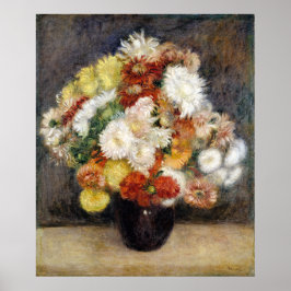 Pierre-Auguste Renoir Bouquet von Chrysanthemen Poster
