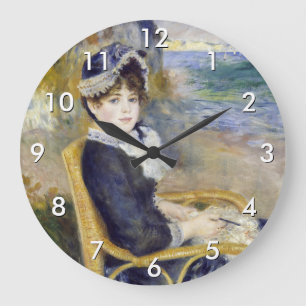 Pierre-Auguste Renoir - By the Seashore Große Wanduhr