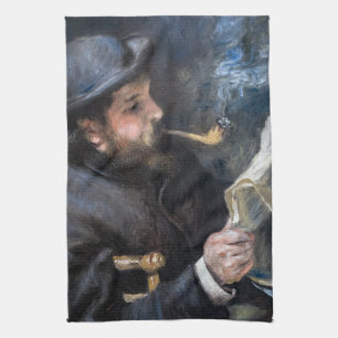 Pierre-Auguste Renoir - Claude Monet liest Geschirrtuch